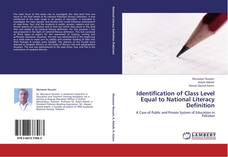 Produktbild: Identification of Class Level Equal to National Literacy Definition