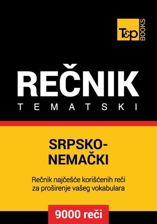 Produktbild: Srpsko-Nemacki tematski recnik - 9000 korisnih reci