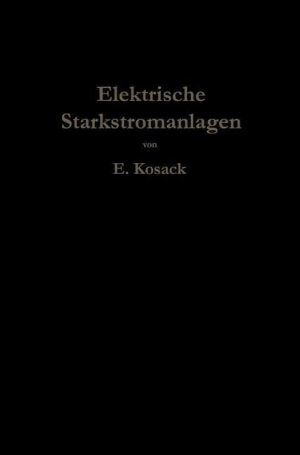 Produktbild: Elektrische Starkstromanlagen