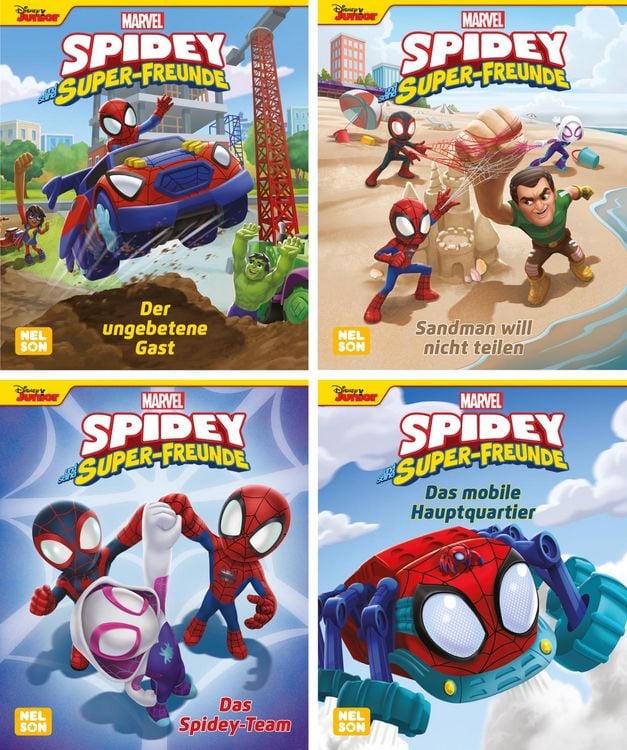 Produktbild: Nelson Mini-Bücher: MARVEL: Spidey und seine Super-Freunde 1-4