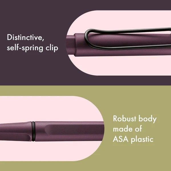 Produktbild: LAMY Tintenroller safari roll-ink mit T10 Tintenpatrone, scarlet