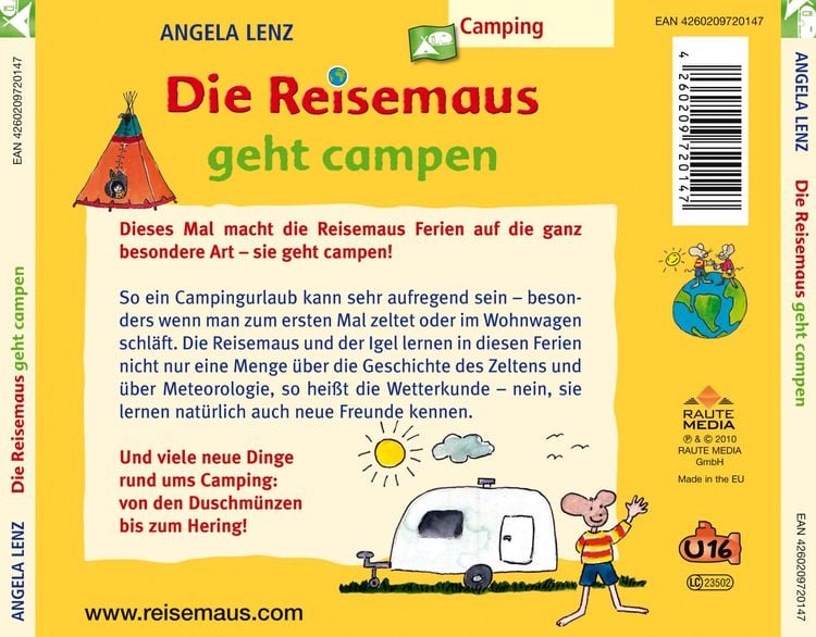 Produktbild: Die Reisemaus geht campen