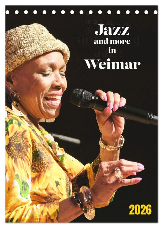 Produktbild: Jazz and more in Weimar (Tischkalender 2026 DIN A5 hoch), CALVENDO Monatskalender