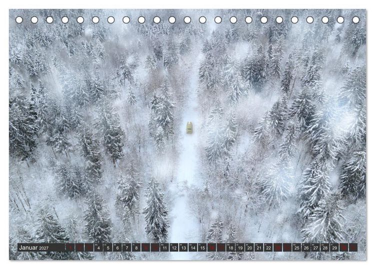 Produktbild: Vanlife - Gl&uuml;cklich auf vier R&auml;dern (Tischkalender 2027 DIN A5 quer), CALVENDO Monatskalender