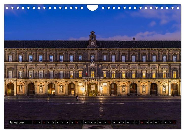 Produktbild: Neapel - Napoli (Wandkalender 2027 DIN A4 quer), CALVENDO Monatskalender