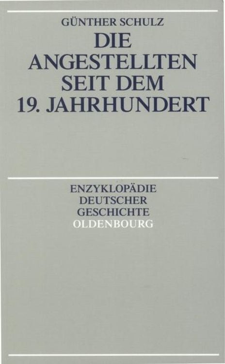 Produktbild: Die Angestellten seit dem 19. Jahrhundert