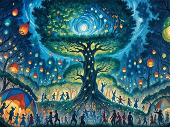 Produktbild: CALVENDO Puzzle Neujahrsfeier | 1000 Teile Lege-Gr&ouml;&szlig;e 64x48cm Foto-Puzzle f&uuml;r gl&uuml;ckliche Stunden