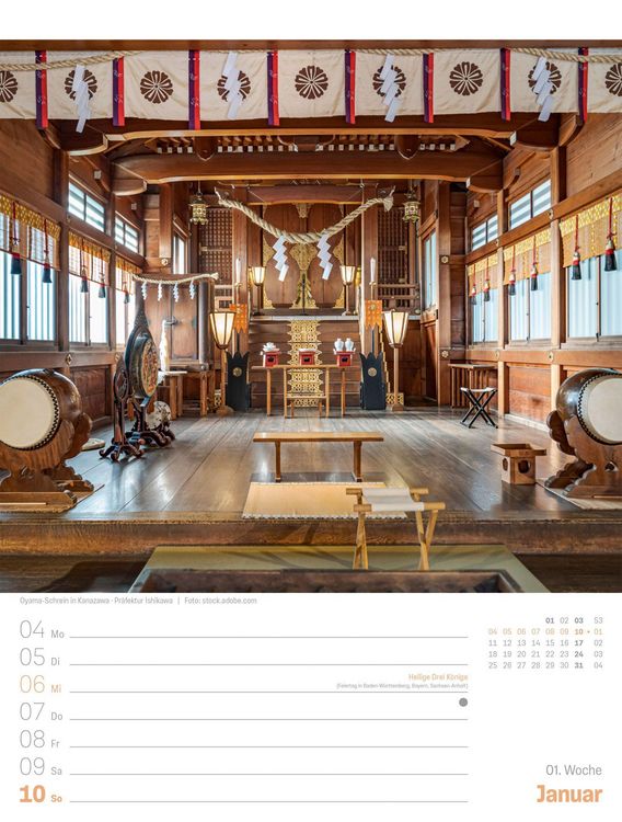 Produktbild: Japan Wochenplaner Kalender 2027 | Das Land der aufgehenden Sonne