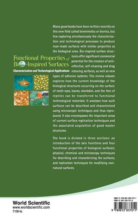 Produktbild: Functional Properties Of Bio-Inspired ..