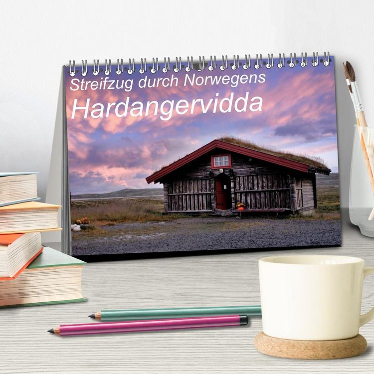 Produktbild: Streifzug durch Norwegens Hardangervidda (Tischkalender 2027 DIN A5 quer), CALVENDO Monatskalender