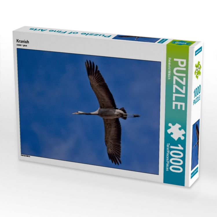 Produktbild: CALVENDO Puzzle Kranich | 1000 Teile Lege-Gr&ouml;&szlig;e 64 &times; 48 cm Foto-Puzzle f&uuml;r gl&uuml;ckliche Stunden