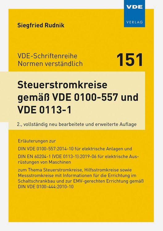Produktbild: Steuerstromkreise gem&auml;&szlig; VDE 0100-557 und VDE 0113-1