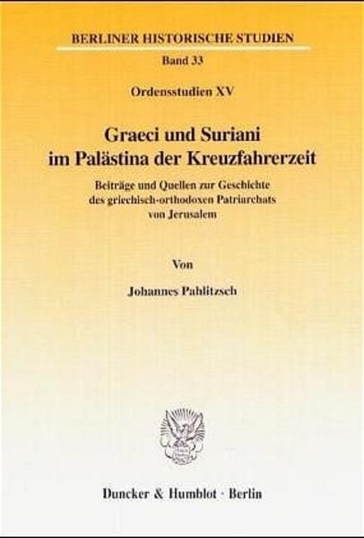 Produktbild: Graeci und Suriani im Pal&auml;stina der Kreuzfahrerzeit.