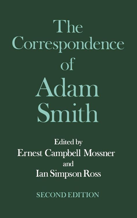 Produktbild: The Correspondence of Adam Smith