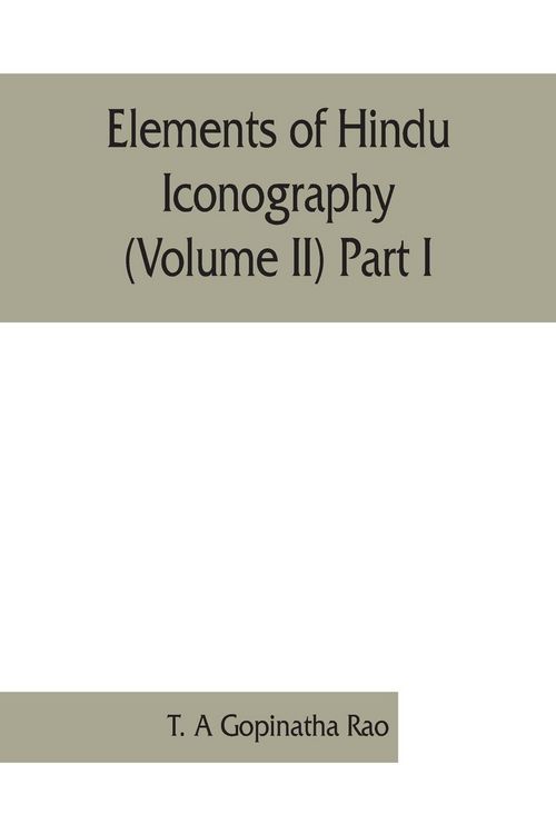 Produktbild: Elements of Hindu iconography (Volume II) Part I