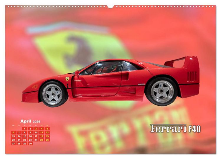 Produktbild: Ferrari - Synonym f&uuml;r Motorsport (Wandkalender 2026 DIN A2 quer), CALVENDO Monatskalender