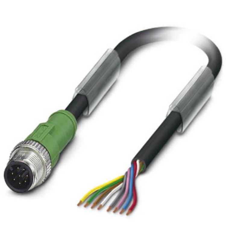 Produktbild: Phoenix Contact 1522493 Sensor-/Aktor-Steckverbinder, konfektioniert M12 Stecker, gerade 1.50 m Polzahl Sensoren: 8 1 St.