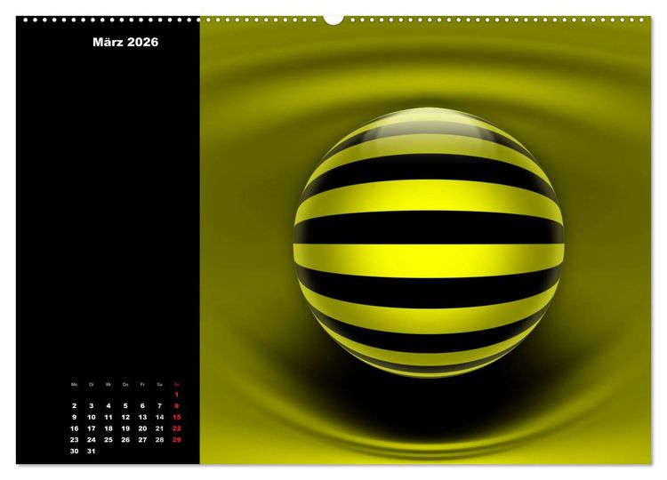 Produktbild: Eine runde Sache (Wandkalender 2026 DIN A2 quer), CALVENDO Monatskalender