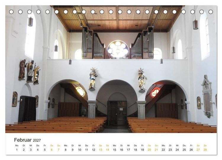 Produktbild: Fantastische Welt der Orgeln (Tischkalender 2027 DIN A5 quer), CALVENDO Monatskalender
