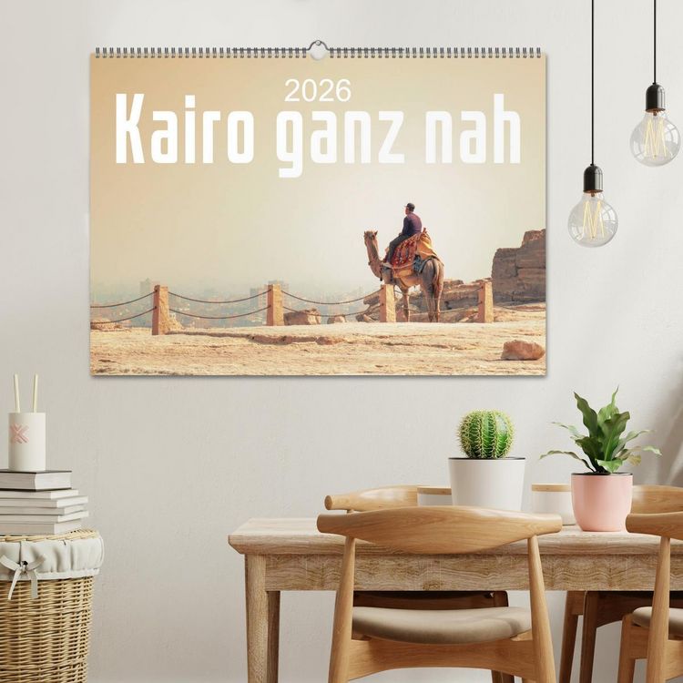 Produktbild: Kairo ganz nah (Wandkalender 2026 DIN A2 quer), CALVENDO Monatskalender