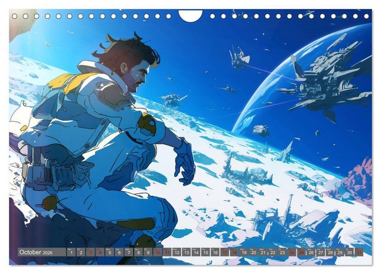 Produktbild: Starlight Warriors (Wall Calendar 2026 DIN A4 landscape), CALVENDO 12 Month Wall Calendar