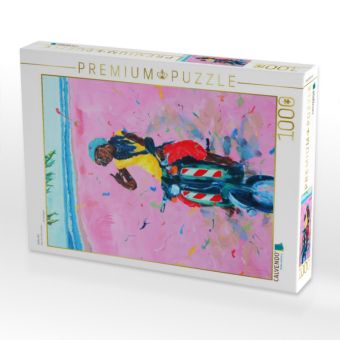 Produktbild: CALVENDO Puzzle Roller Girl | 1000 Teile Lege-Gr&ouml;&szlig;e 64x48cm Foto-Puzzle f&uuml;r gl&uuml;ckliche Stunden