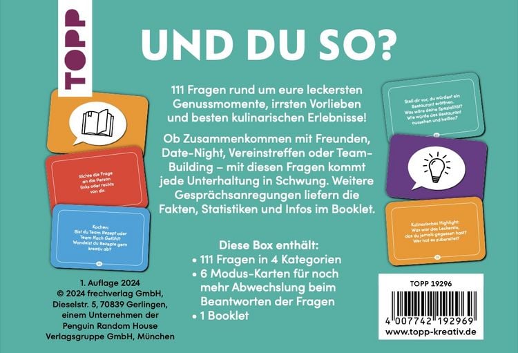 Produktbild: Essen - Trinken - Genusserlebnis: Und du so?