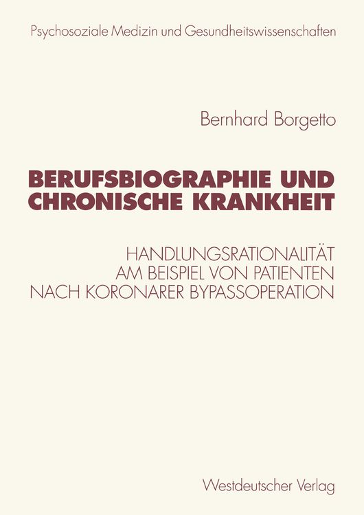 Produktbild: Berufsbiographie und chronische Krankheit