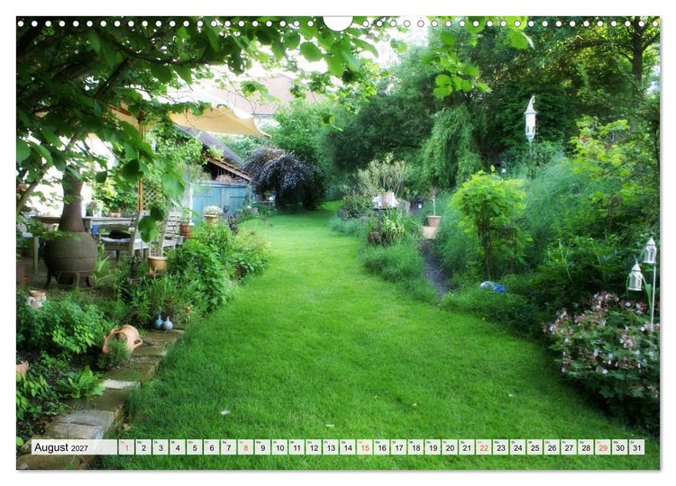 Produktbild: Momente im Garten (Wandkalender 2027 DIN A3 quer), CALVENDO Monatskalender