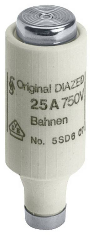 Produktbild: Siemens 5SD602 Sicherungseinsatz Sicherungsgr&ouml;&szlig;e = DIII 4A 750 V/AC 1St.
