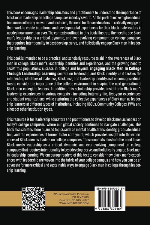 Produktbild: Engaging Black Men in College Through Leadership Learning
