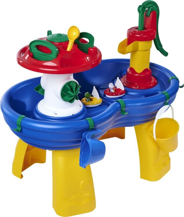 Produktbild: BIG 8700001595 - AquaPlay WaterTable, Wasser-Spieltisch mit Handpumpe und Zubeh&ouml;r