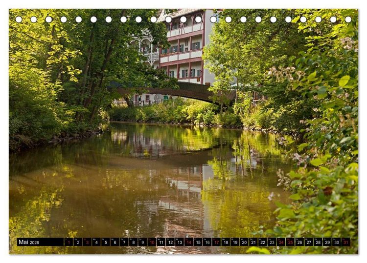 Produktbild: Die Altstadt von Bamberg (Tischkalender 2026 DIN A5 quer), CALVENDO Monatskalender