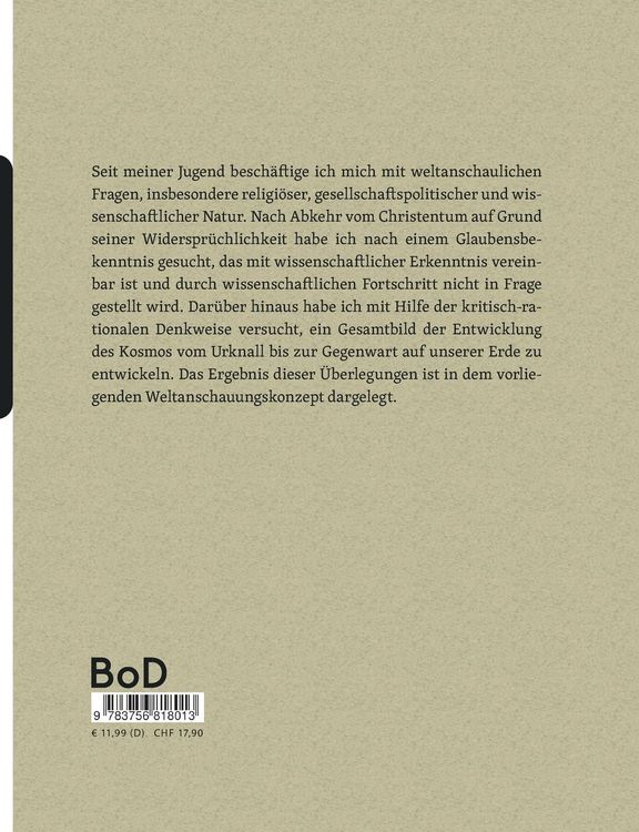 Produktbild: Weltanschauungskonzept eines philosophischen Laien