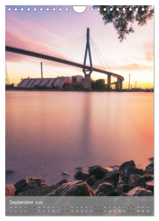 Produktbild: Hamburg - Die sch&ouml;nste Hafenstadt (Wandkalender 2026 DIN A4 hoch), CALVENDO Monatskalender