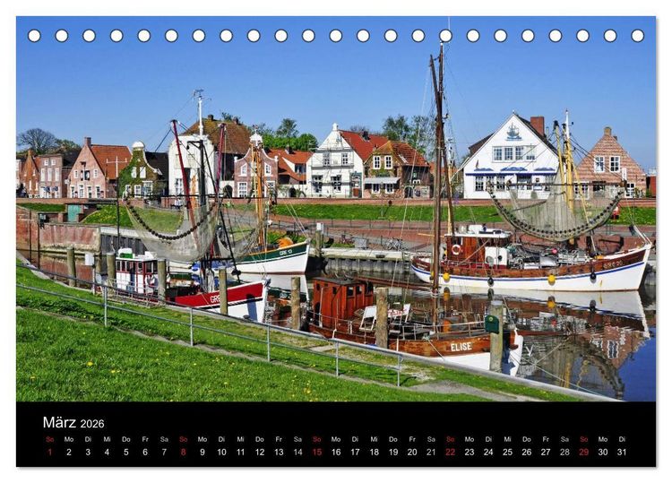 Produktbild: Ostfriesland (Tischkalender 2026 DIN A5 quer), CALVENDO Monatskalender