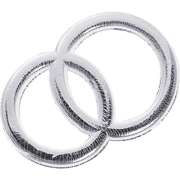 Produktbild: Wachseheringe 32mm silber