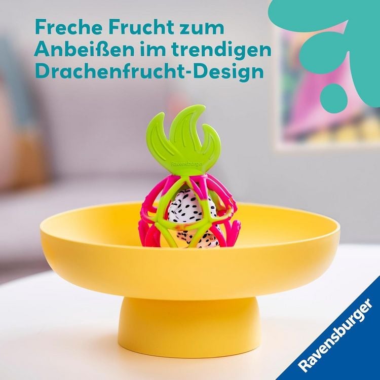 Produktbild: Play+ Sensorik-Greifling: Drachenfrucht - ab 0 Monate