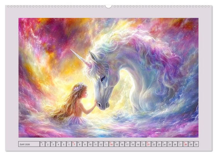 Produktbild: Traumwelten. Mangas mit magischen Begegnungen (Wandkalender 2026 DIN A2 quer), CALVENDO Monatskalender