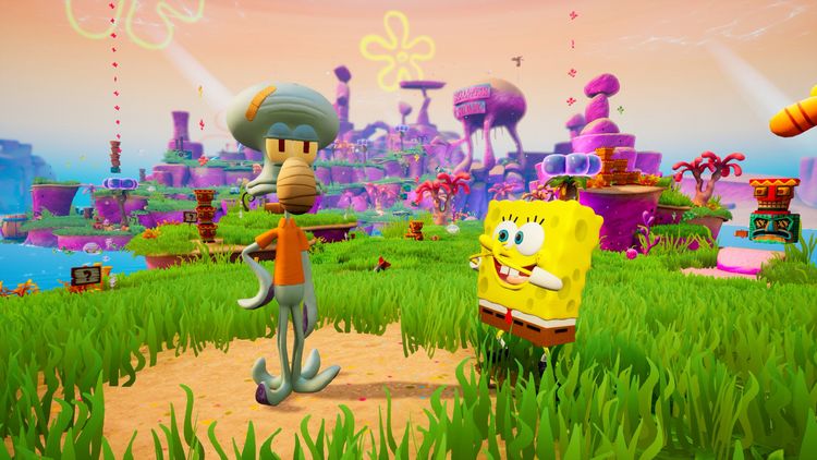 Produktbild: Spongebob: Battle for Bikini Bottom-Rehydrated [NSW] [Code in a Box] (D)