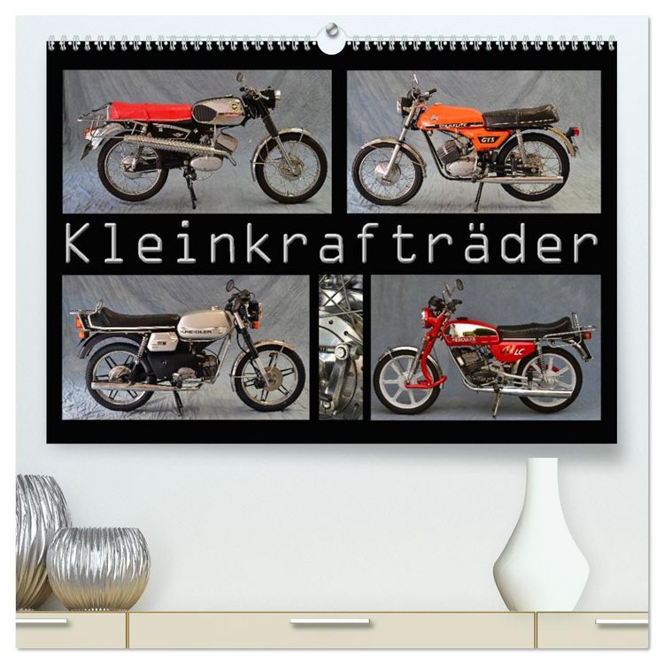 Produktbild: Kleinkraftr&auml;der (hochwertiger Premium Wandkalender 2026 DIN A2 quer), Kunstdruck in Hochglanz