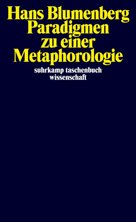 Produktbild: Paradigmen zu einer Metaphorologie