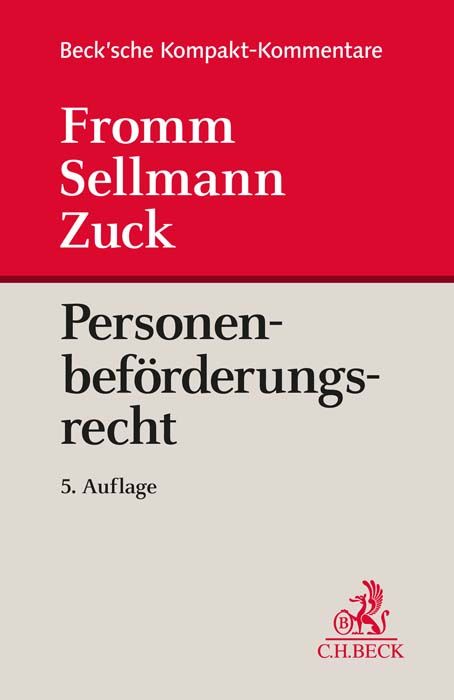 Produktbild: Personenbef&ouml;rderungsrecht