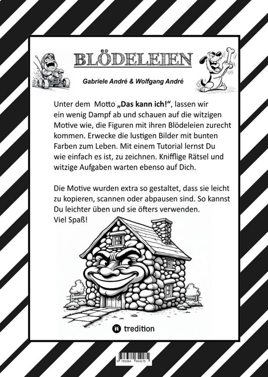 Produktbild: Craftbook - Lustige Ausmalmotive - Tutorial - Knifflige R&auml;tsel - Aufgaben - Story Telling - Wissenswertes &uuml;ber Schabernack - Vorlagen