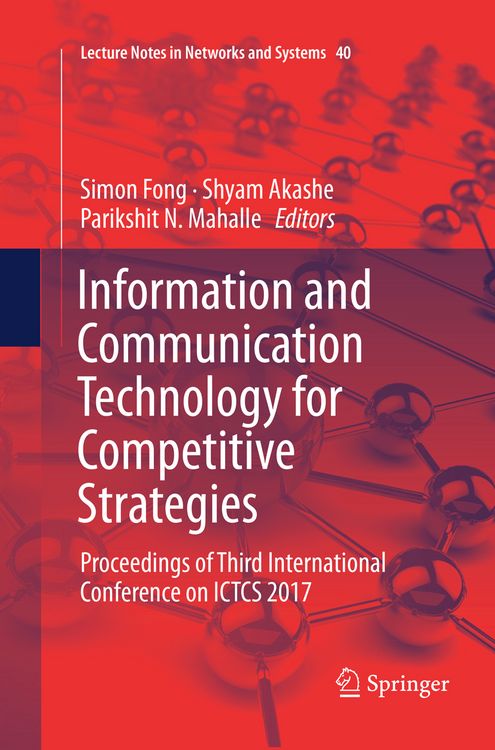 Produktbild: Information and Communication Technology for Competitive Strategies