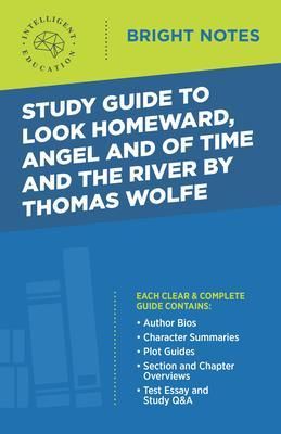 Produktbild: Study Guide to Look Homeward, Angel, and Of Time and the River by Thomas Wolfe