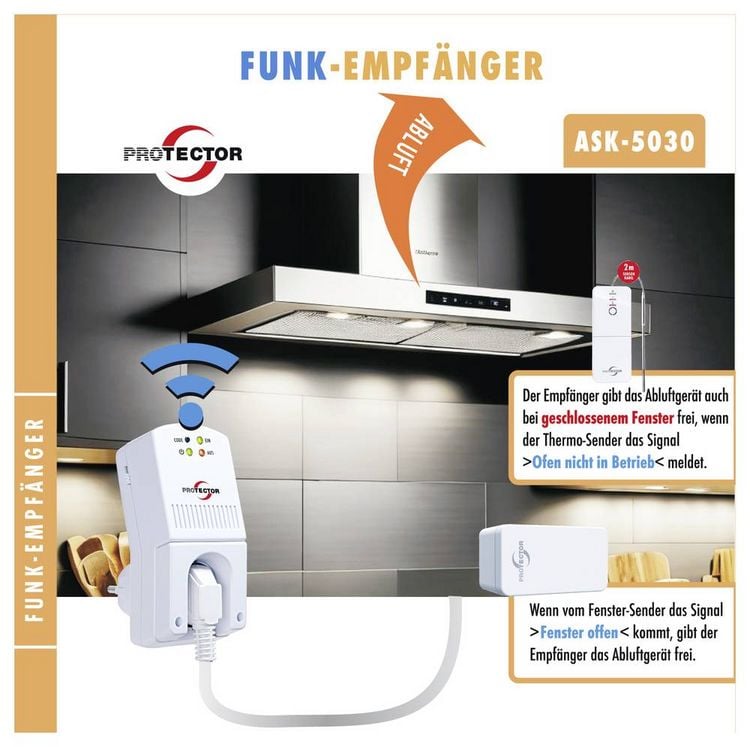 Produktbild: Protector Funk-Abluftsteuerung ASK-5030 1800W