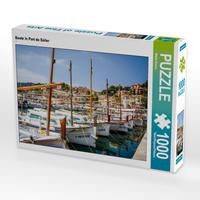 Produktbild: CALVENDO Puzzle Boote in Port de S&oacute;ller 1000 Teile Lege-Gr&ouml;&szlig;e 64 x 48 cm Foto-Puzzle Bild von Martin Boose