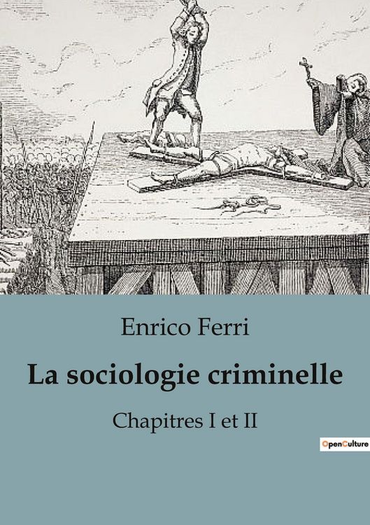 Produktbild: La sociologie criminelle