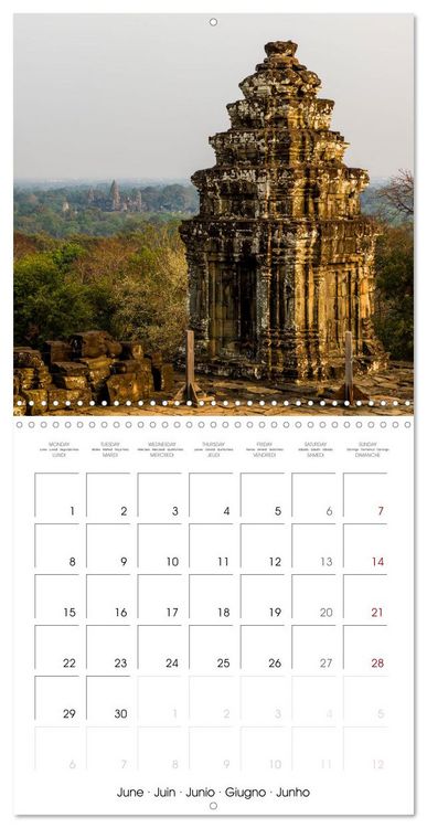 Produktbild: Siem Reap City of Temples Cambodia (Wall Calendar 2026 12 &times; 12 Inch) CALVENDO 12 Month Wall Calendar